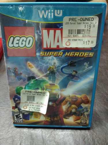 Juego Wii U Lego Marvel Super Heroes Físico