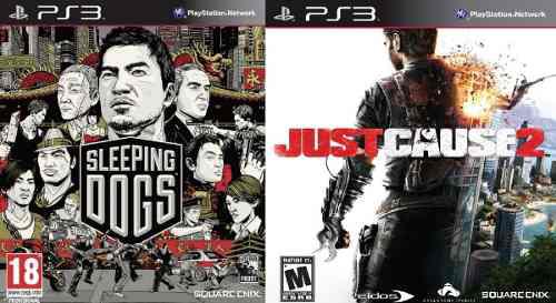 Just Cause 2 + Sleeping Dogs Pack 2 Juegos Ps3