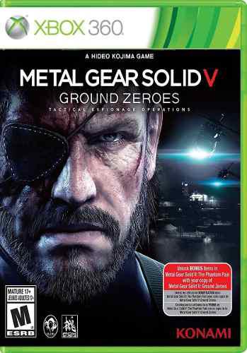 Metal Gear Solid V: Ground Zeroes Juego Fisico Xbox 360