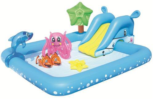 Pileta Pelotero Inflable Juego Tobogan Bestway + Accesorios