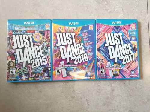 Wii U Combo 3 Juegos Just Dance (usados)