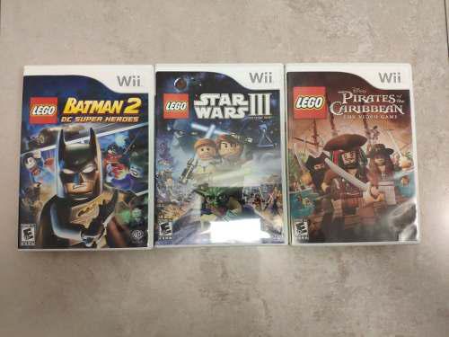 Wii / Wii U Combo 3 Juegos Lego (usados)