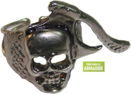 Anillos Rockeros De Fundicion Metal X 12 Unidades Calaberas