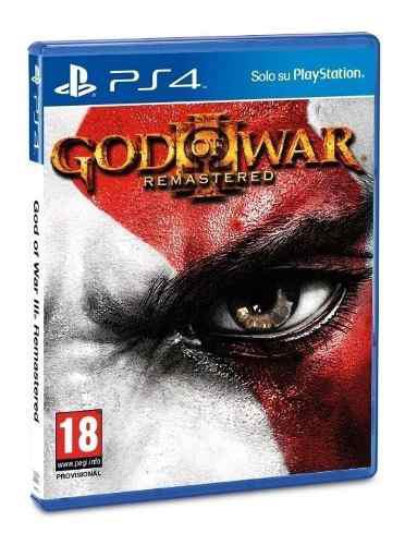 God Of War 3 Juego Ps4 Remastered Físico Nuevo!!!
