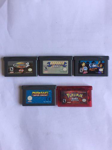 Lot 4 Juegos Gameboy Advance Originales Con Caja Protectora