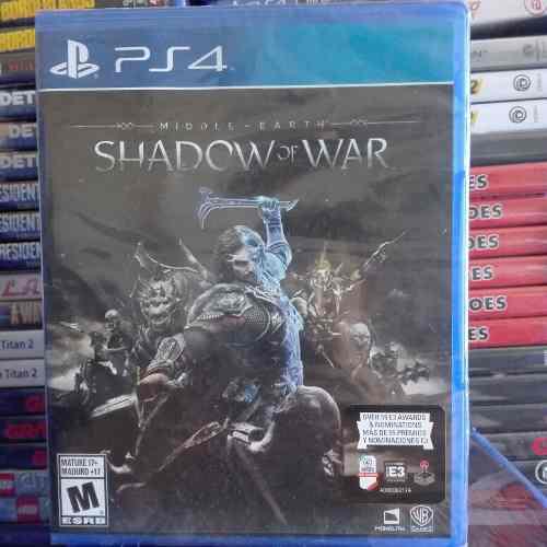 Shadow Of War Juegazo De Ps4 Nuevo Y Sellado Fisico