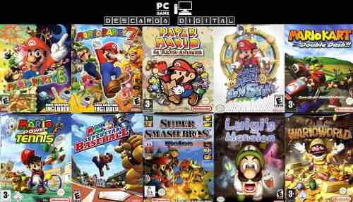 Colección Mario (10 Juegos) - Pc Digital Entrega Ya