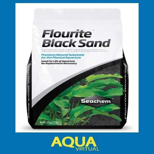 Sustrato Negro Seachem Flourite Black Sand 3.5 Kg Plantados