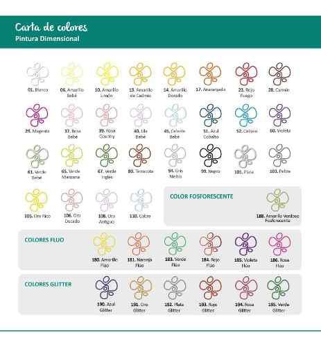 Carta De Dimensionales Eterna Completa X 41 Unidades