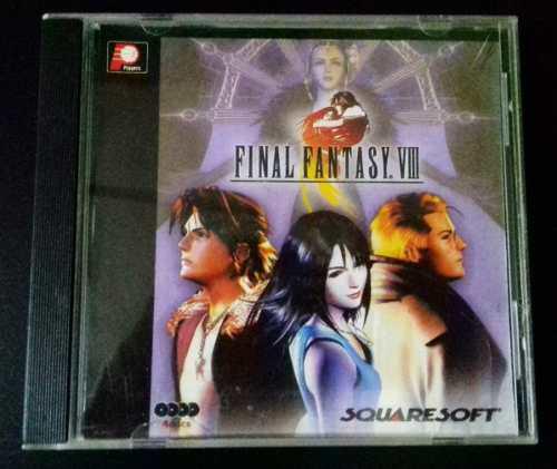 Final Fantasy Viii Para Ps1 Plateado Marca Players 4 Discos.