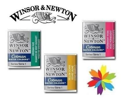 Pastillas De Acuarela Cotman Winsor & Newton!! Barrio Norte.