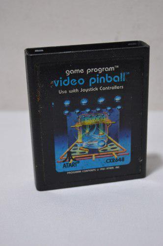Cartucho Video Juego Vintage Atari 2600 Video Pinball