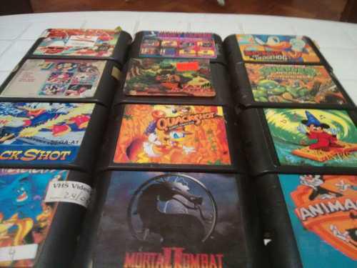 Lote De Juegos Sega Genesis. Mortal Kombat, Sonic, Etc.