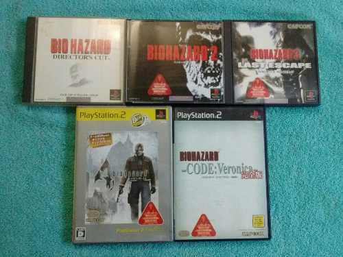 Coleccion Ps1 - Ps2 Biohazard 1 / 2 / 3 / 4 / Code Veronica