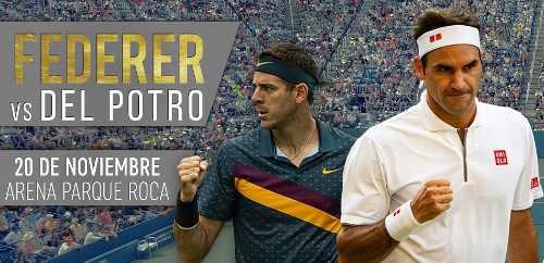 Entrada Federer Vs Del Potro! 20 De Noviembre