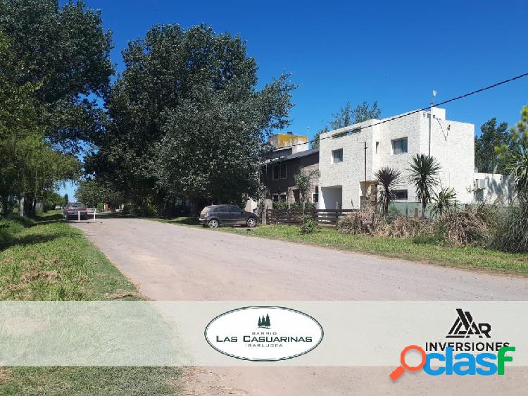 LOTES A LA VENTA EN BARRIO LAS CASUARINAS IBARLUCEA - AMPLIA