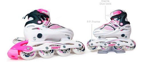 Rollers Patin Patines Lineal Heist Mc2 Extensibles Smile