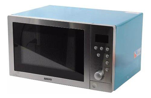 Horno Microondas Digital Sanyo Emgx2814 Acero C Grill 28lts