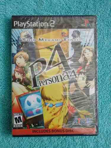 Juegos Ps2 Shin Megami Tensei Persona 4 Nuevo Con Soundtrack