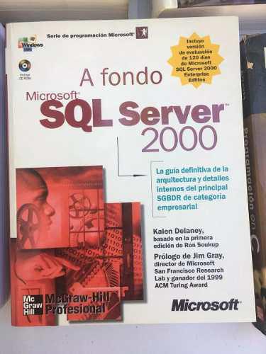 A Fondo Microsoft Sql Server 2000 Oferta !!!
