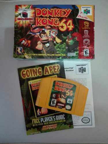 Donkey Kong 64 Nintendo 64, Excelente Estado Con Libro Guía