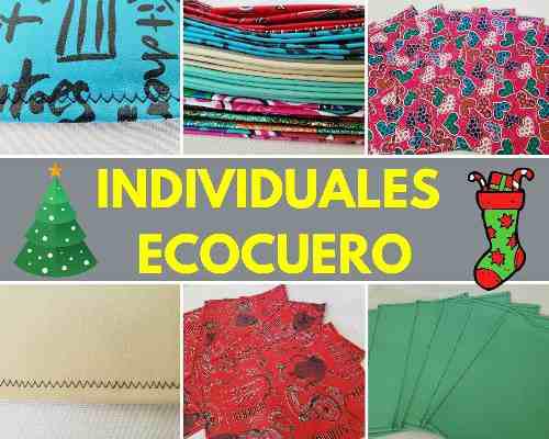 Individuales Ecocuero Pack X 4 Unidades