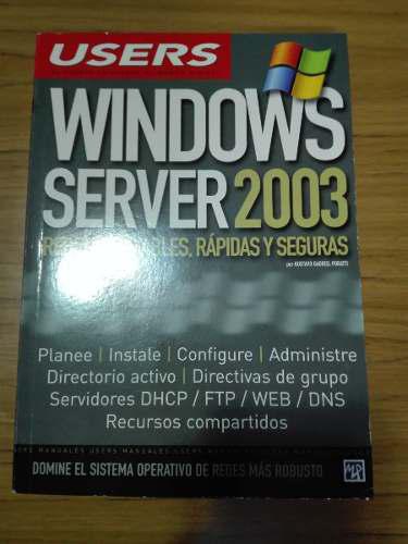 Libro Users Windows Server 2003