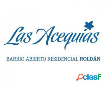 VENDO TERRENO EN ROLDÁN - BARRIO ABIERTO RESIDENCIAL “LAS