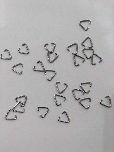 100 Triangulitos Para Artesanías Llaveros. 12mm Oferta!