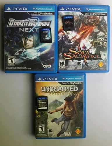 3 Juegos Ps Vita En Caja, Se Prueban Cap Fed O Quilmes