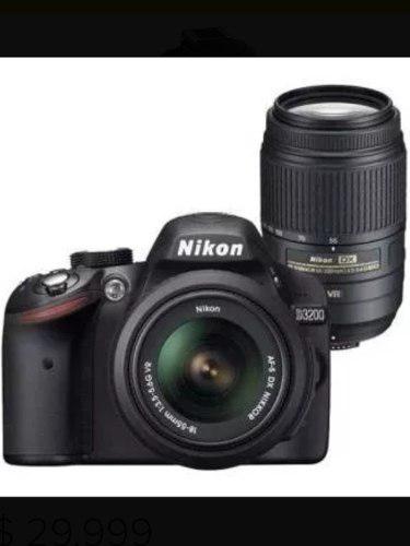 Cámara Nikon D3200 +kit 18-55 + Lente 55-300 Nikon