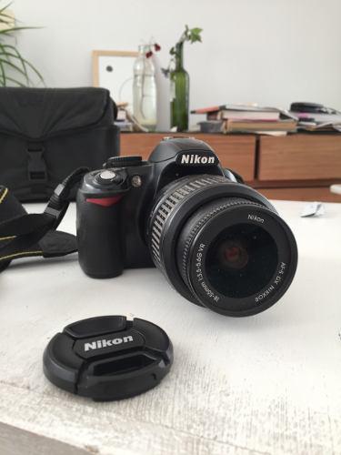 Cámara Reflex Nikon D3100 Lente 18-55 8gb C/ Estuche Y