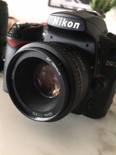 Nikon D90 C/lente 50mm Y Zoom 18-105