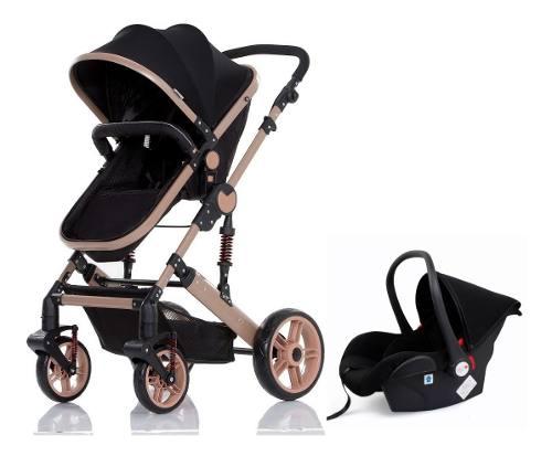 Cochecito Bebe Huevito Convertible En Moises Cuna Asiento 3