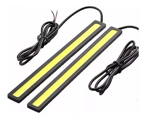 Led Drl 17 Cm Cob Antinieblas Faro Auxiliar Universal X Par