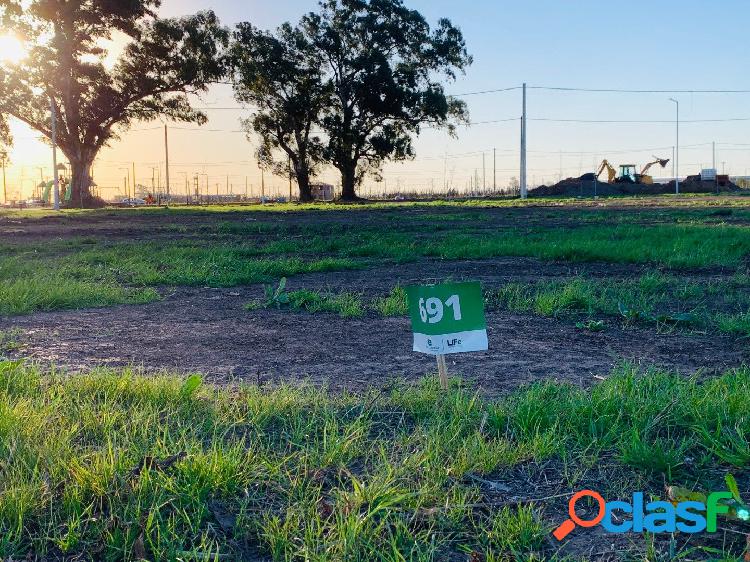 Terreno de 264 m2 en Ecopueblo Alvear posesion inmediata