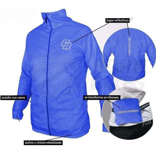 Campera Ciclismo Rompeviento Bicicleta Crossroad Impermeable