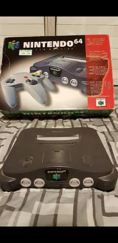 Nintendo 64 En Caja Completa (no Anda) Más 4 Joysticks