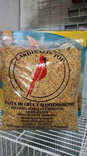 Pasta De Cria Cardinalis Top X 1k Ideal Para Aves Insectivor