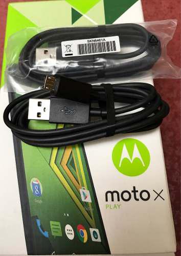 Cable De Datos Moto X Play 100 % Original Motorola Nuevo