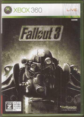 Fall Out 3 Xbox 360 Solo Para Consolas Japonesa