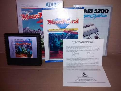 Moon Patrol Para Atari 5200 Juego Original Completo,