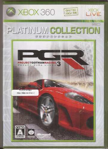 Project Gotham Racing 3 Xbox 360 Solo Para Consolas Japonesa