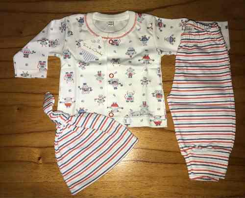 Conjunto Saquito, Pantalon Y Gorro.talle 0 A 3 Meses. Nuevo!