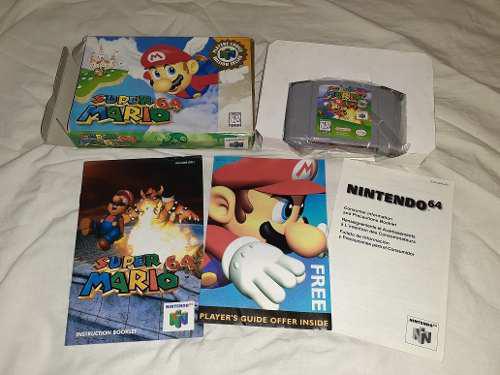 Juego Mario 64 Para Nintendo 64 N64 Con Caja Y Manuales