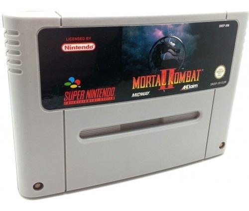 Juego Super Nintendo Snes - Mortal Kombat 2 Original