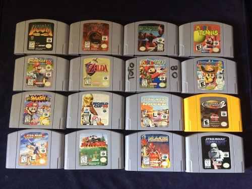 Lote Juegos Nintendo 64 Mario Kart, Doom, Mk Trilogy, Zelda