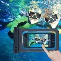 Bolsa Funda Estanco Sumergible Celular Camara Selfie En Agua