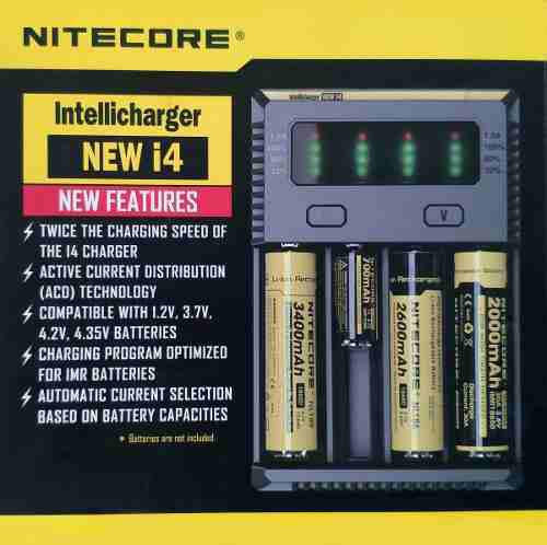 Cargador De Baterías Nitecore Intellicharger New I4 Z Norte