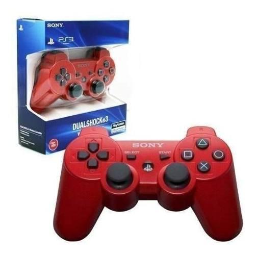 Joystick Original Sony Ps3 Rojo Dualshock 3 Blister Sellado